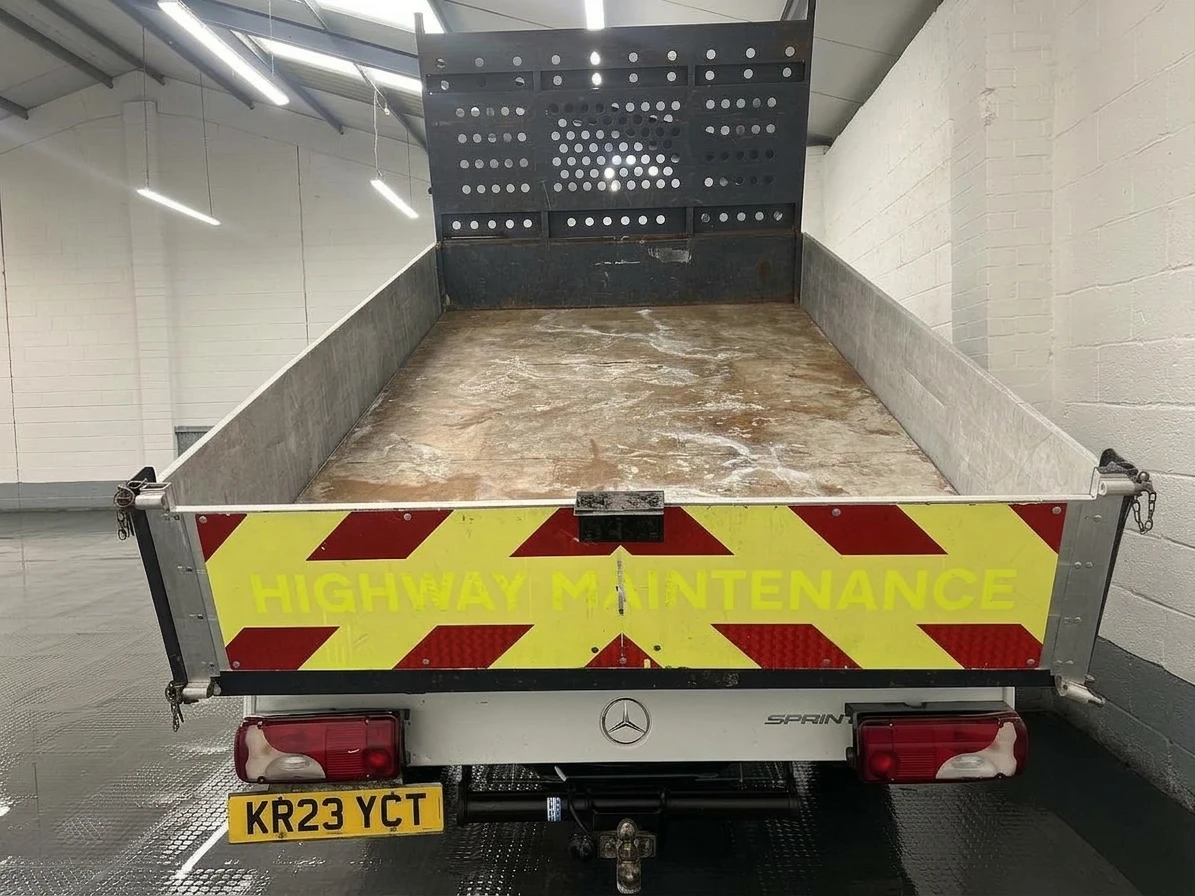 2023 Mercedes-Benz Sprinter Double Cab Tipper Van — rear view