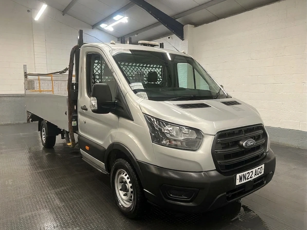 2022 Ford Transit Dropside Van — front three-quarter view