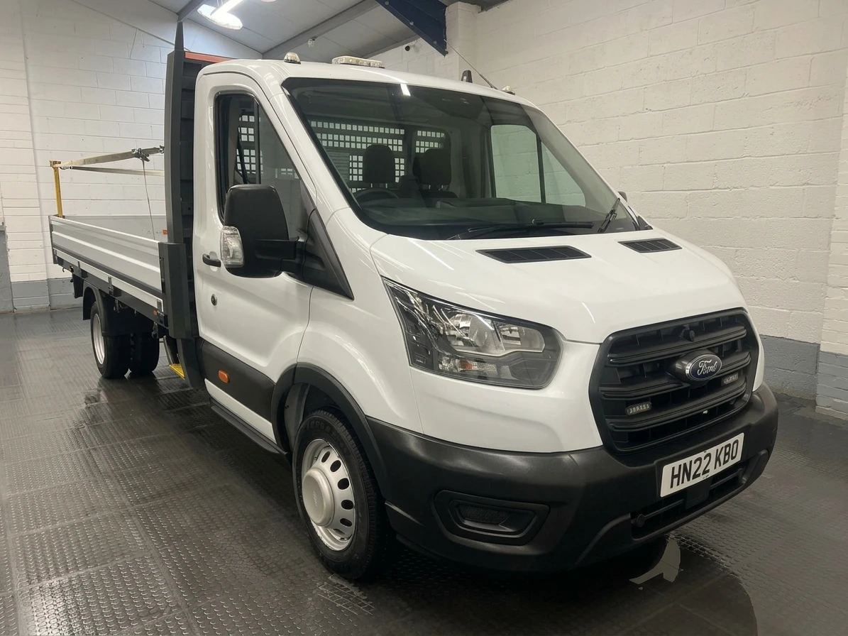 2022 Ford Transit Dropside Van — front three-quarter view