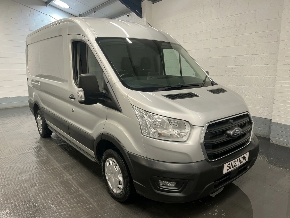 2021 Ford Transit Panel Van — front three-quarter view
