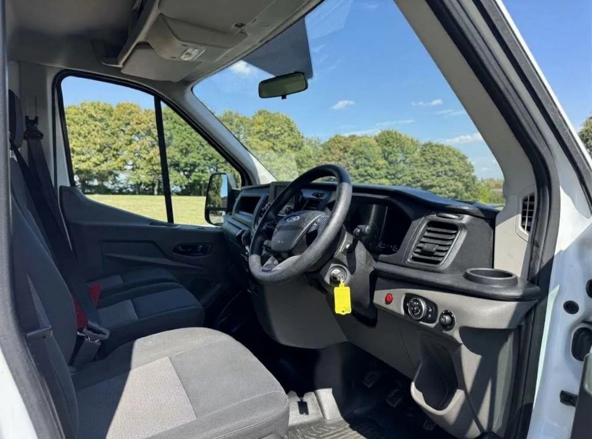 2022 Ford Transit CurtainSider Van — cab interior