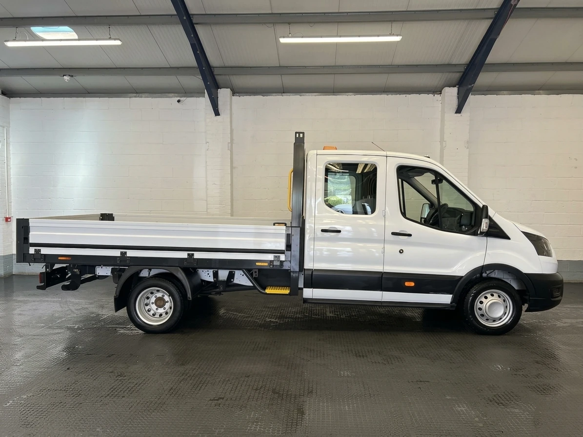 2022 Ford Transit Double Cab Dropside Van — side view