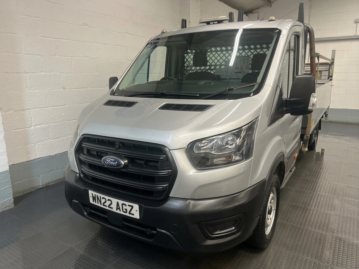 2022 Ford Transit Dropside Van — front three-quarter view