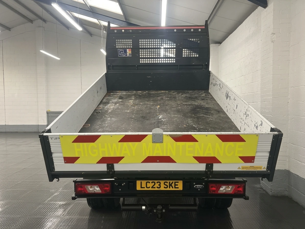 2023 Ford Transit Double Cab Tipper Van — rear view