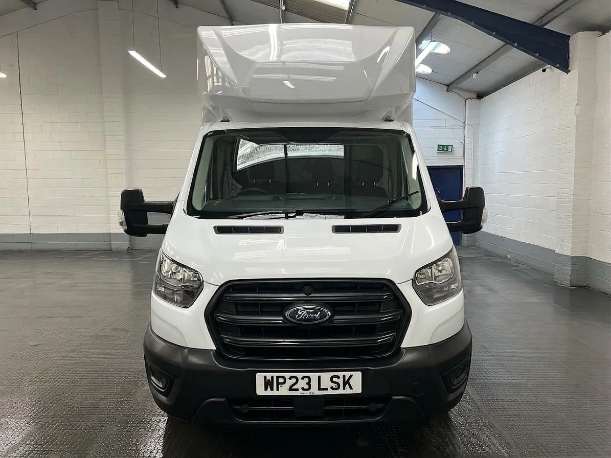 2023 Ford Transit Luton Box Van — front view