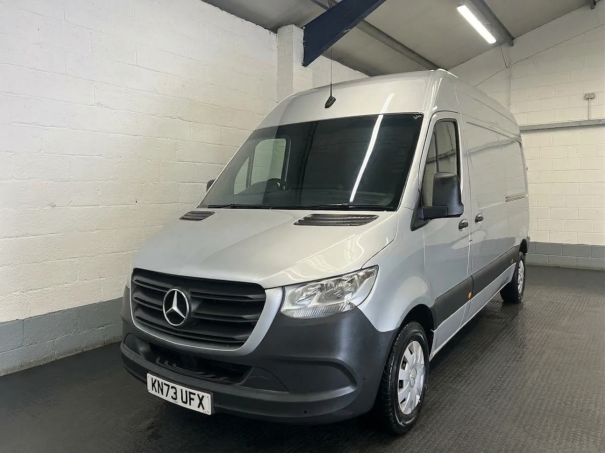 2023 Mercedes-Benz Sprinter High Roof Panel Van — front three-quarter view