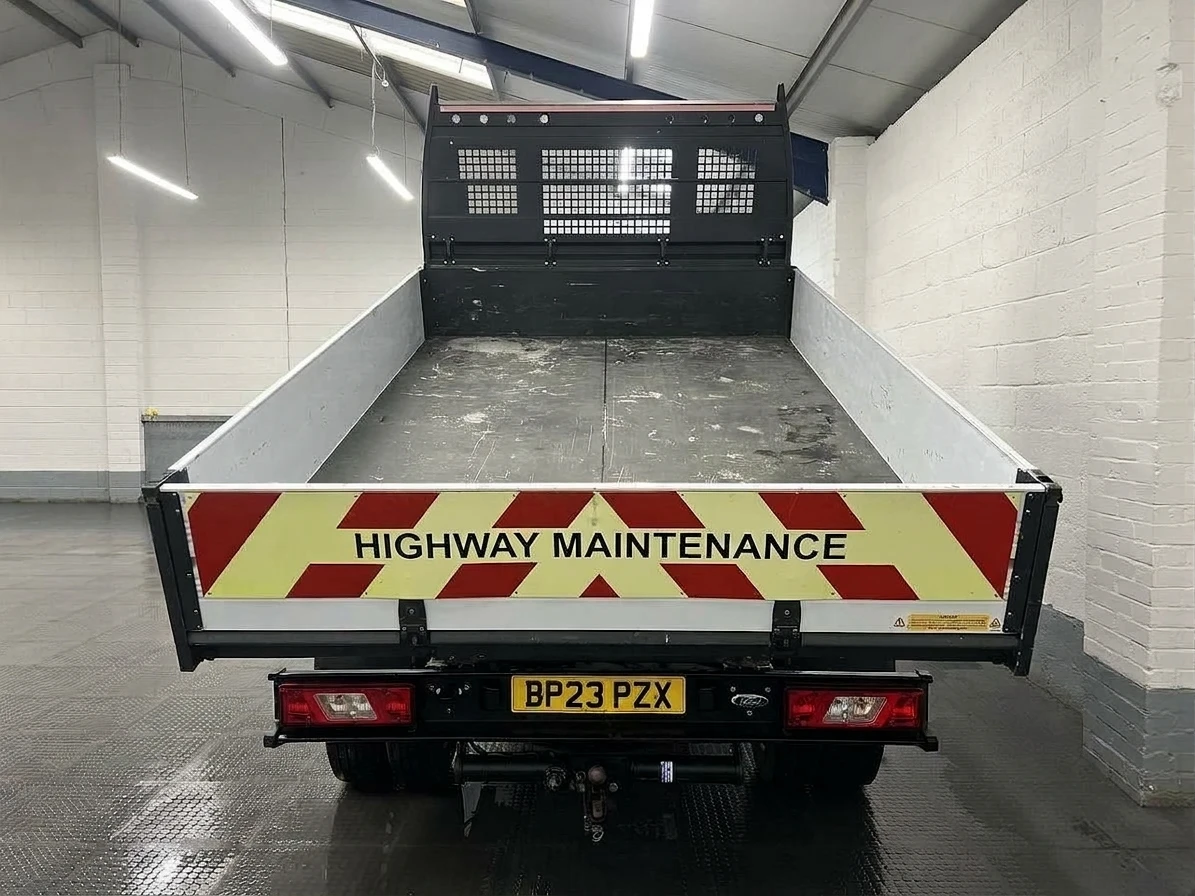 2023 Ford Transit Tipper Van — rear view