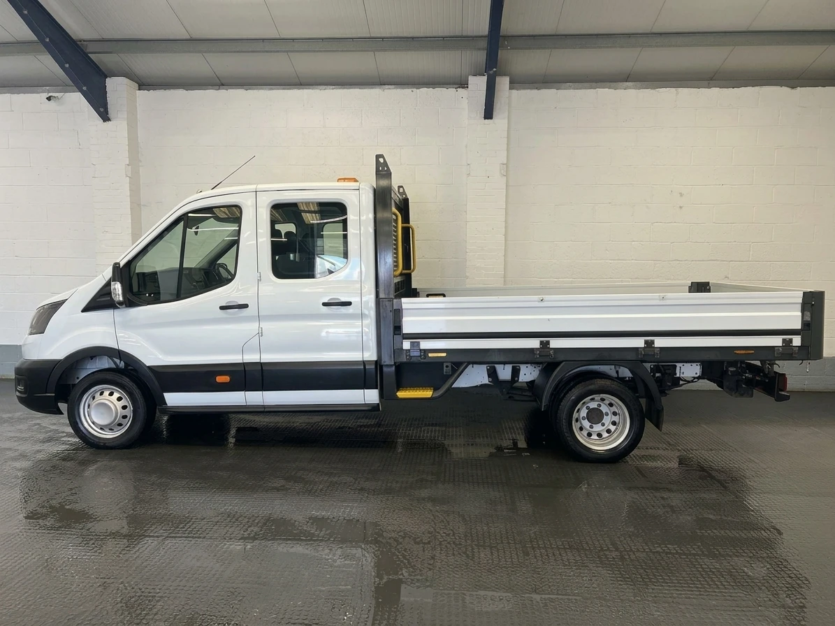 2022 Ford Transit Double Cab Dropside Van — side view