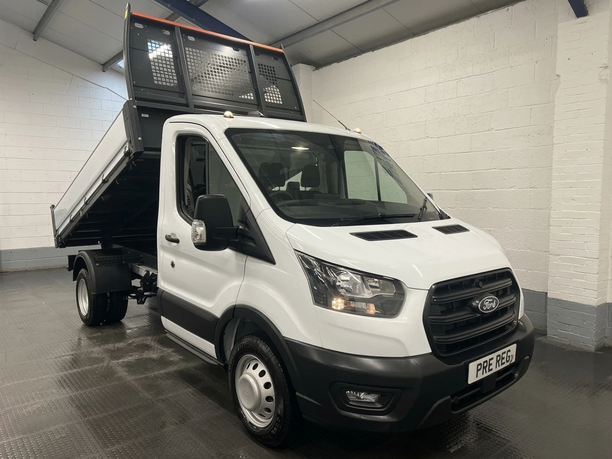 2026 Ford Transit Tipper Van — front three-quarter view