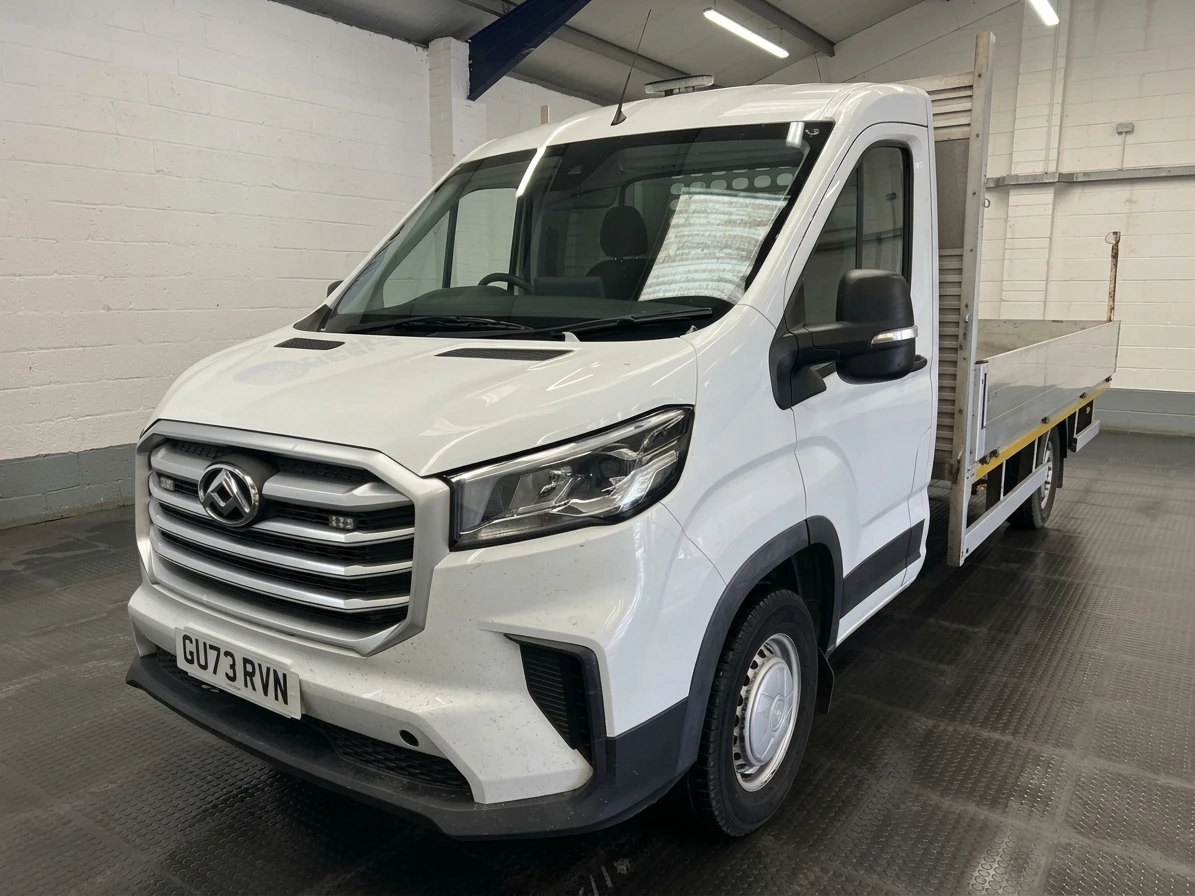 2023 Maxus Deliver 9 Dropside Van — front three-quarter view