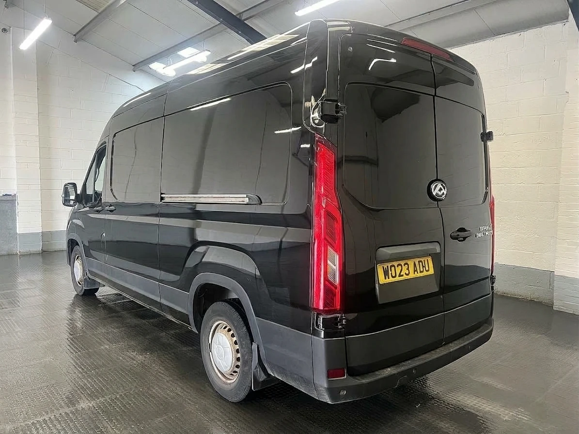 2023 Maxus Deliver 9 High Roof Panel Van — rear three-quarter view