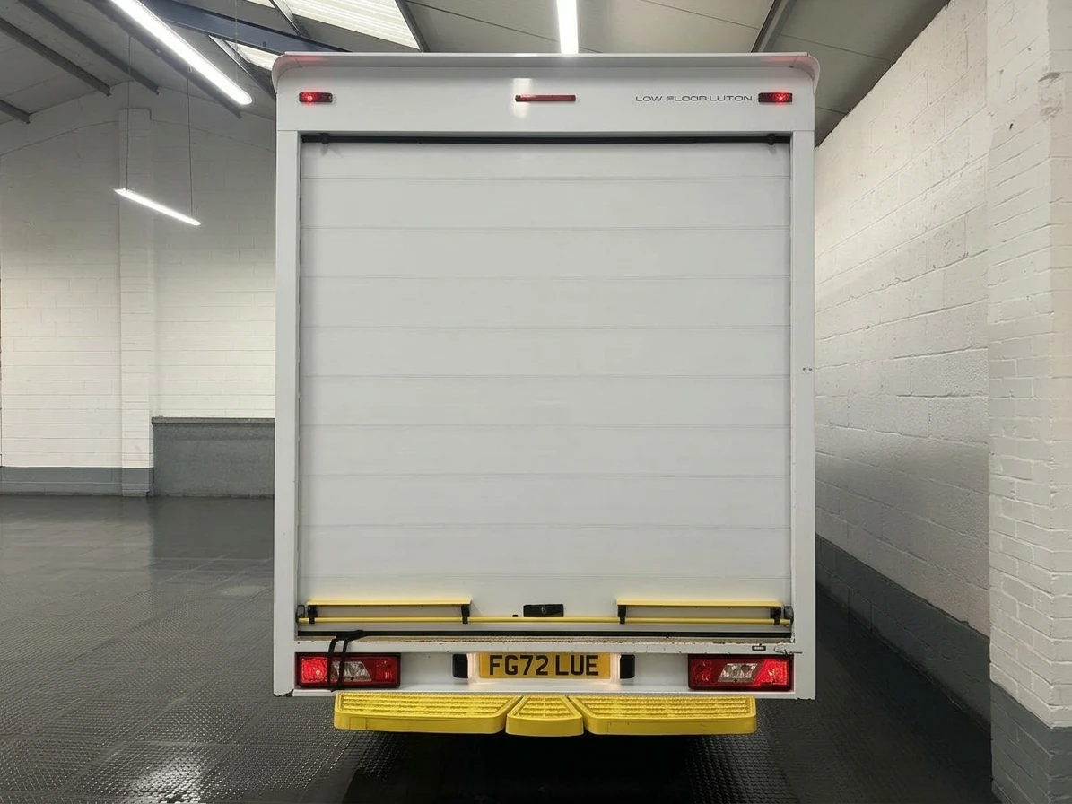 2022 Ford Transit Luton Low Loader Van — rear view