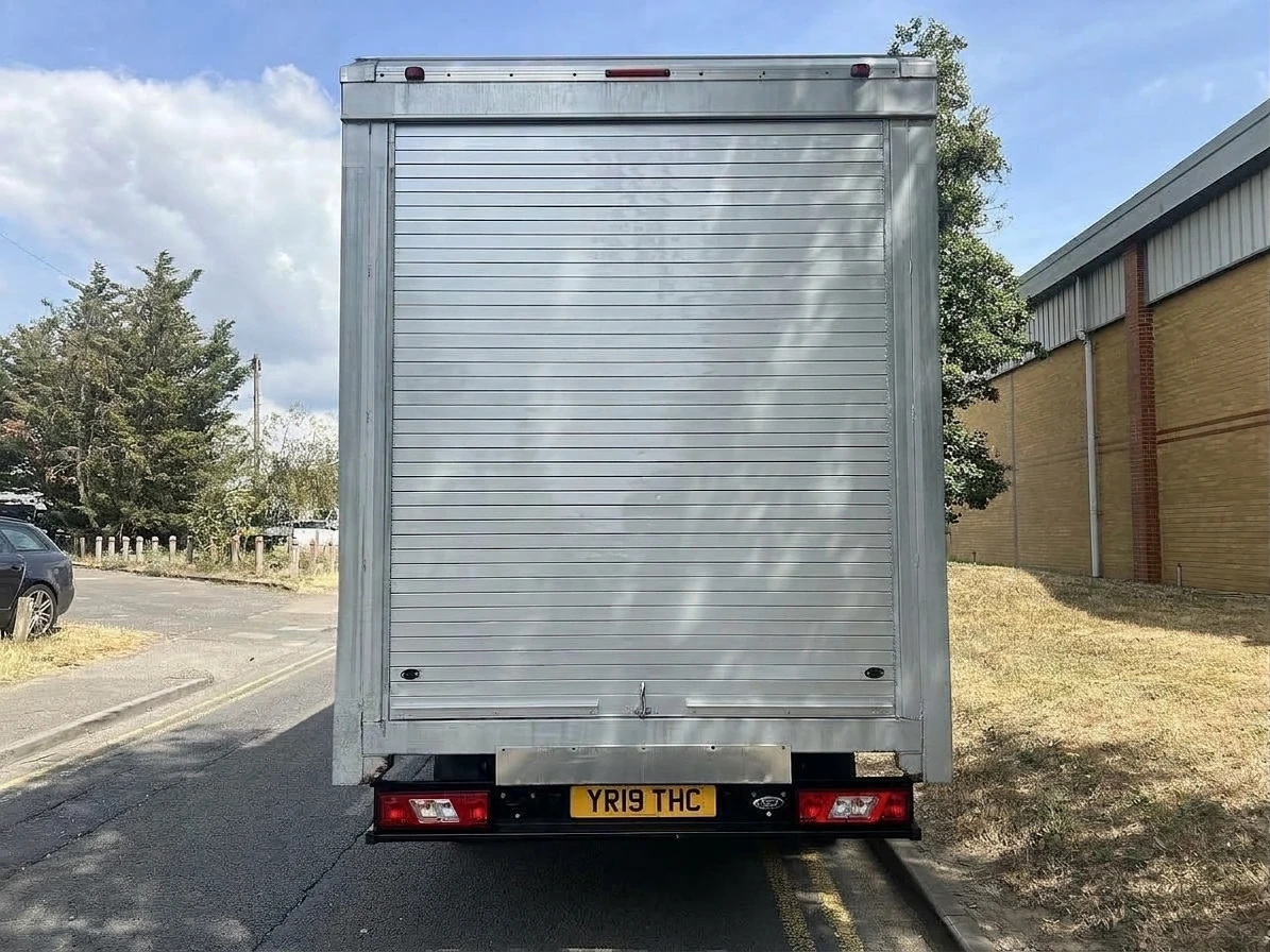 2019 Ford Transit CurtainSider Van — rear view