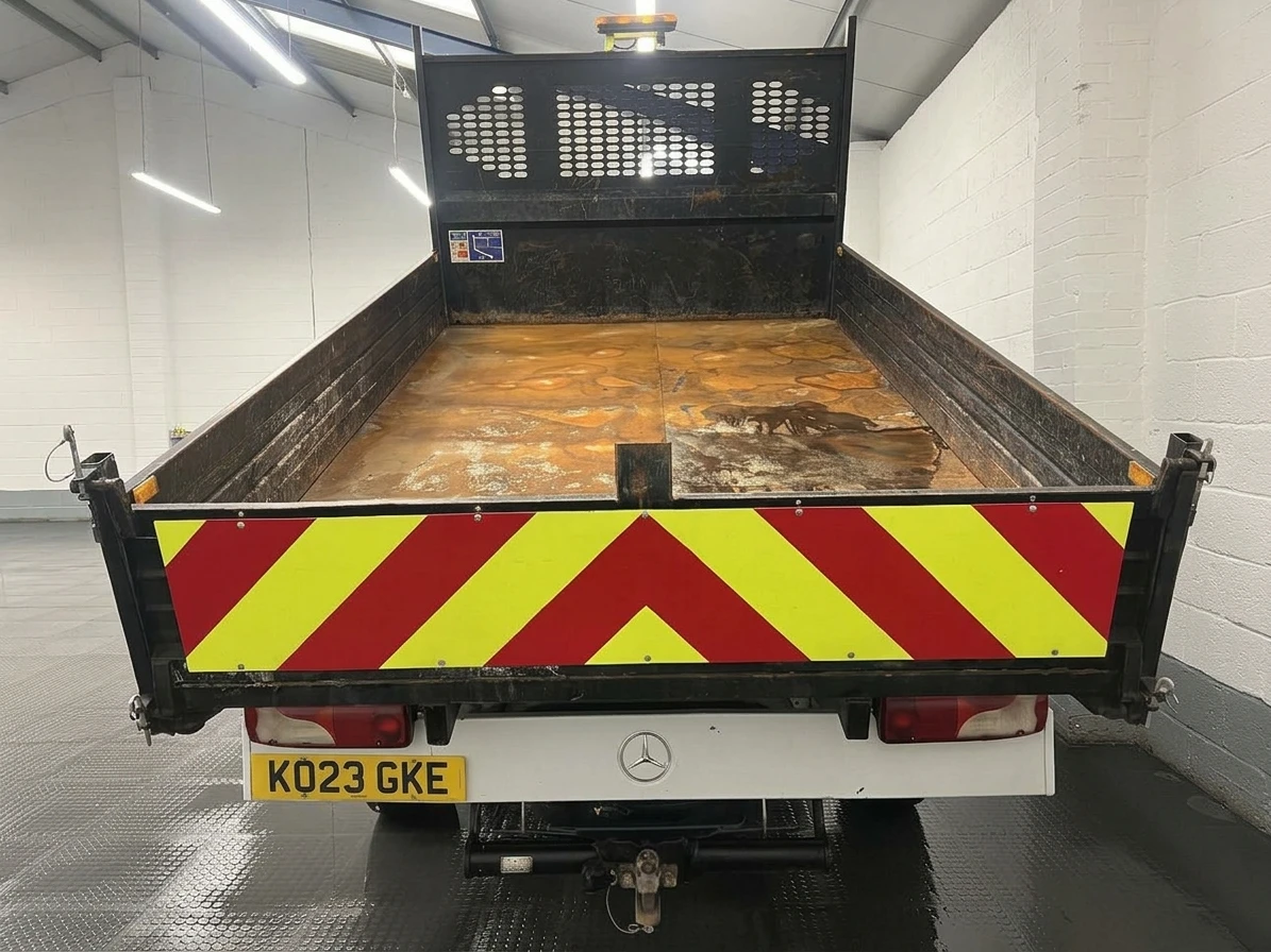 2023 Mercedes-Benz Sprinter Double Cab Tipper Van — rear view