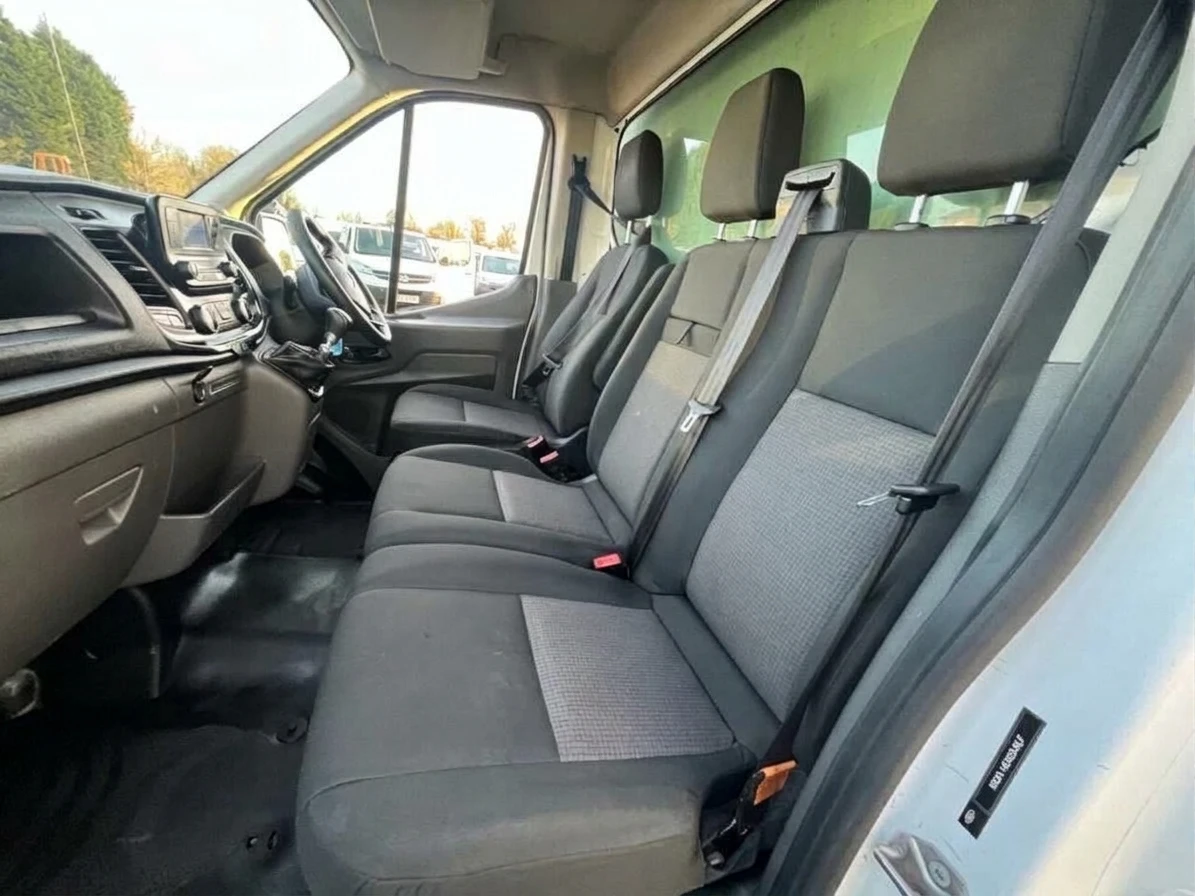 2022 Ford Transit Luton Box Van — cab interior