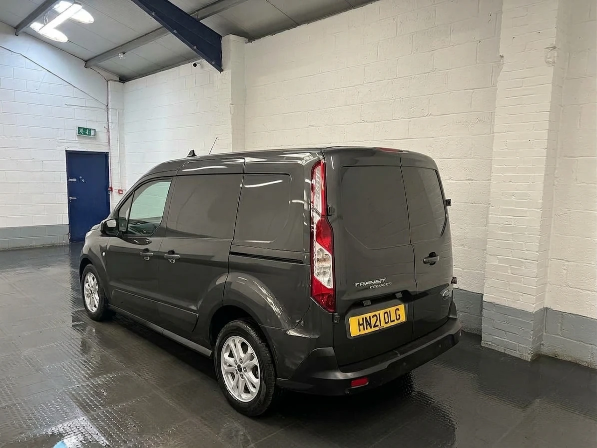 2021 Ford Transit Connect Panel Van — rear three-quarter view