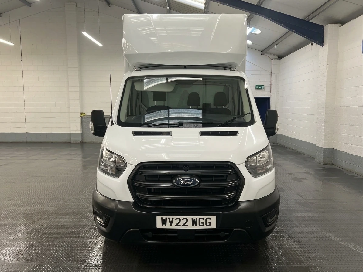2022 Ford Transit Luton Box Van — front view