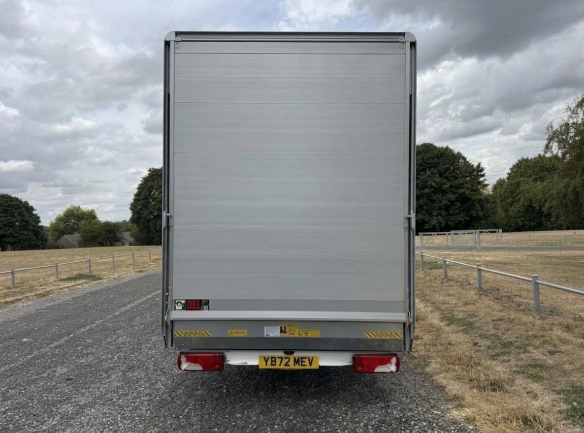 2022 Mercedes-Benz Sprinter CurtainSider Van — rear view