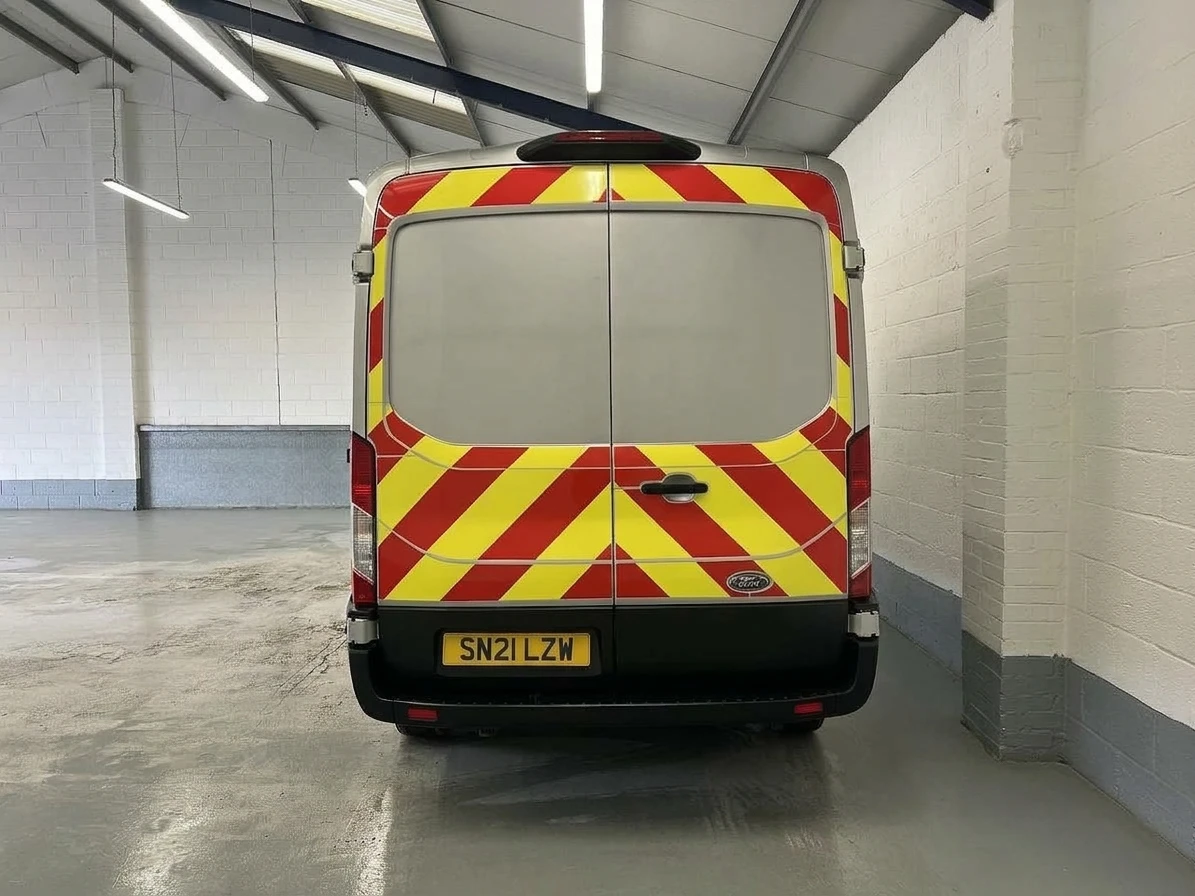 2021 Ford Transit Panel Van — rear view