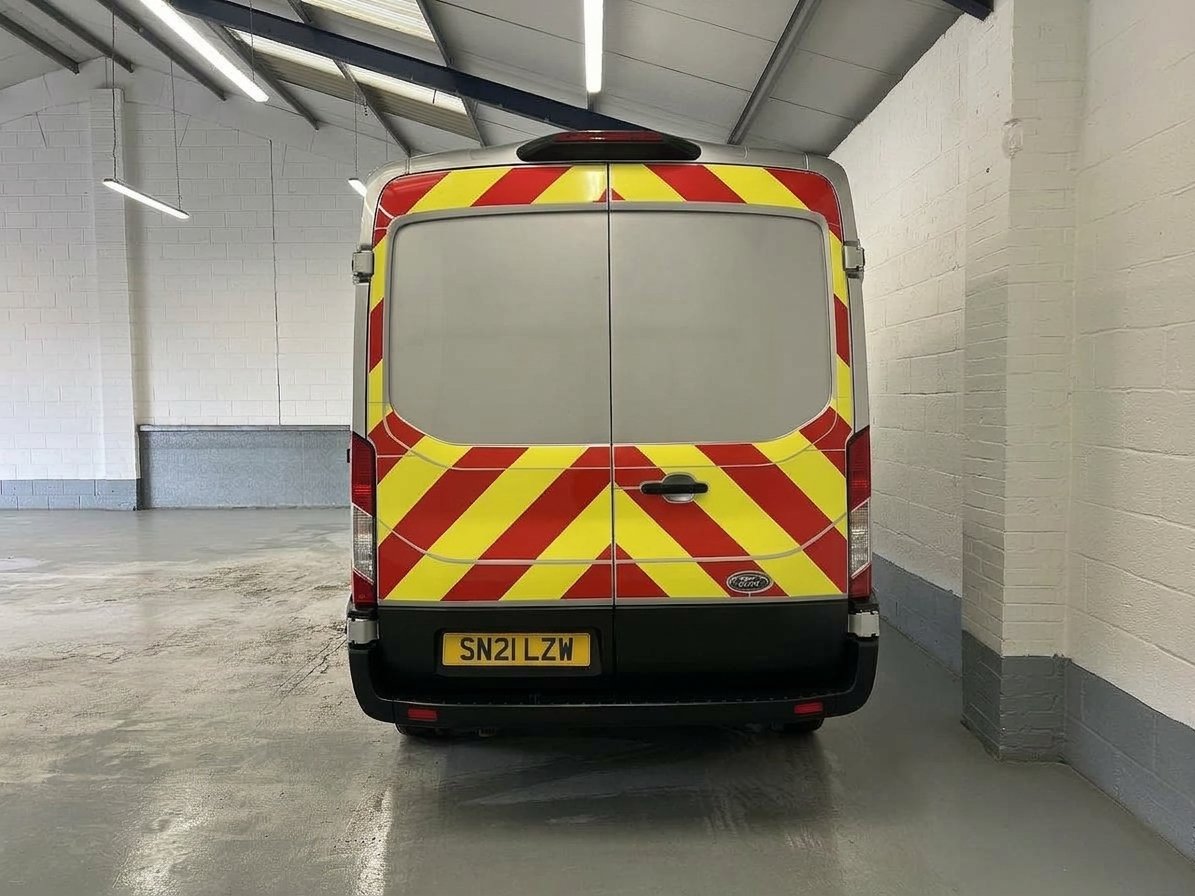2021 Ford Transit Panel Van — rear view