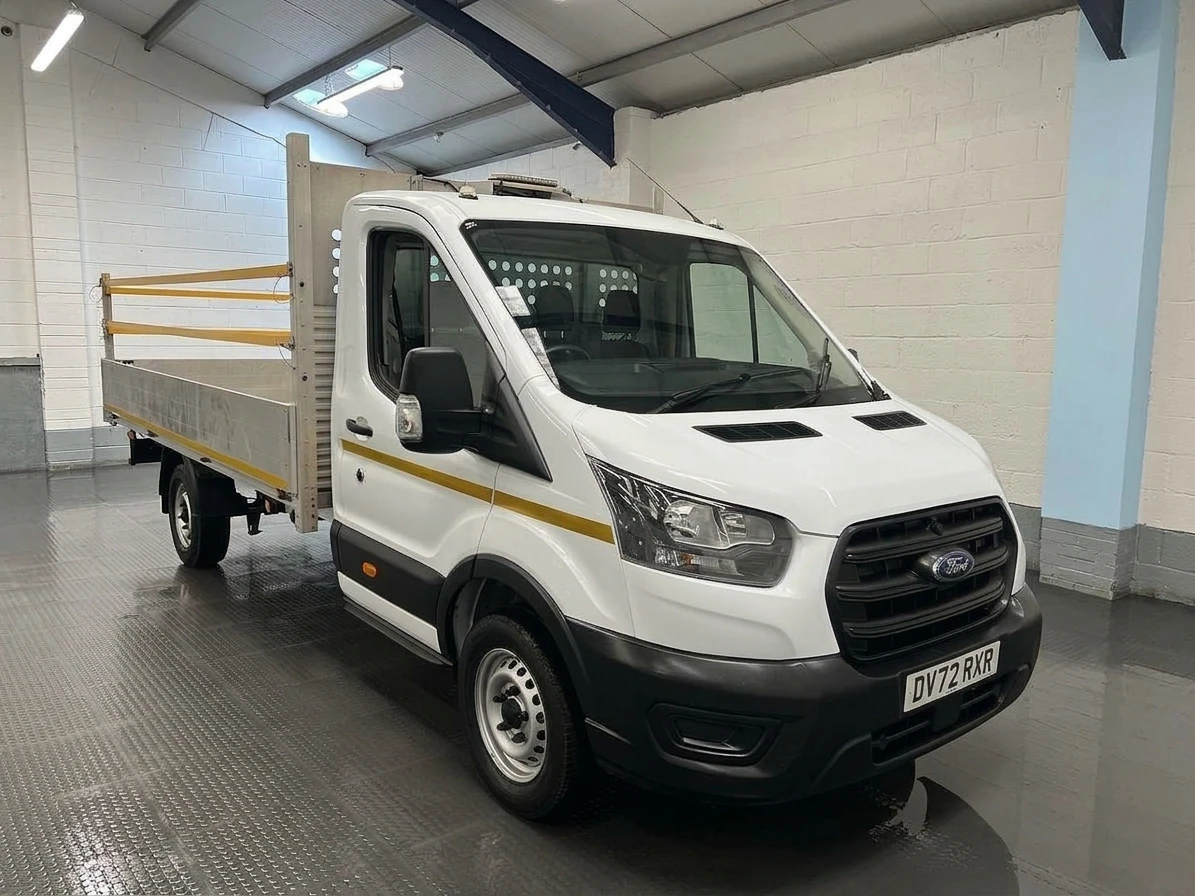 2022 Ford Transit Dropside Van — front three-quarter view