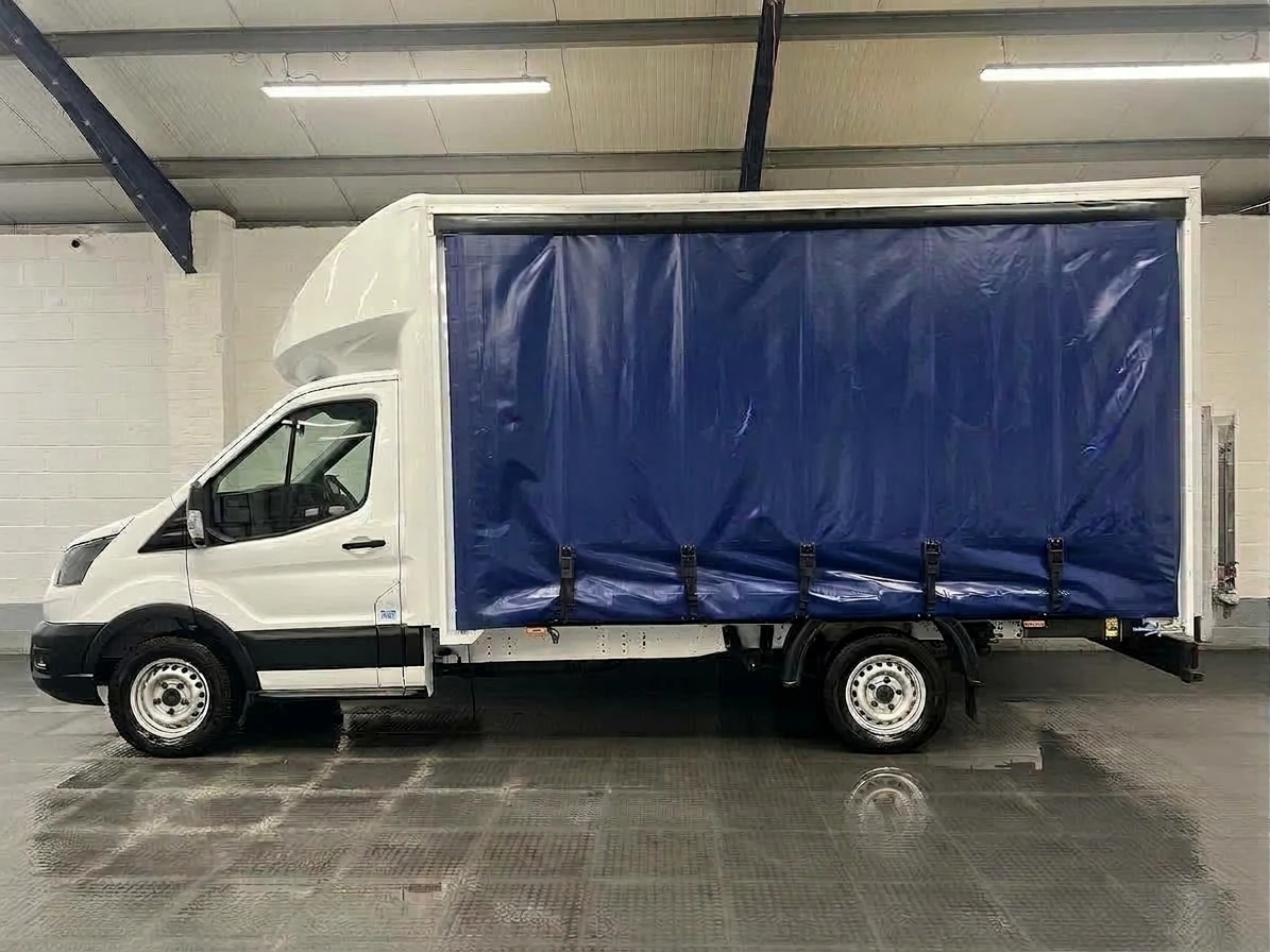 2023 Ford Transit CurtainSider Van — side view