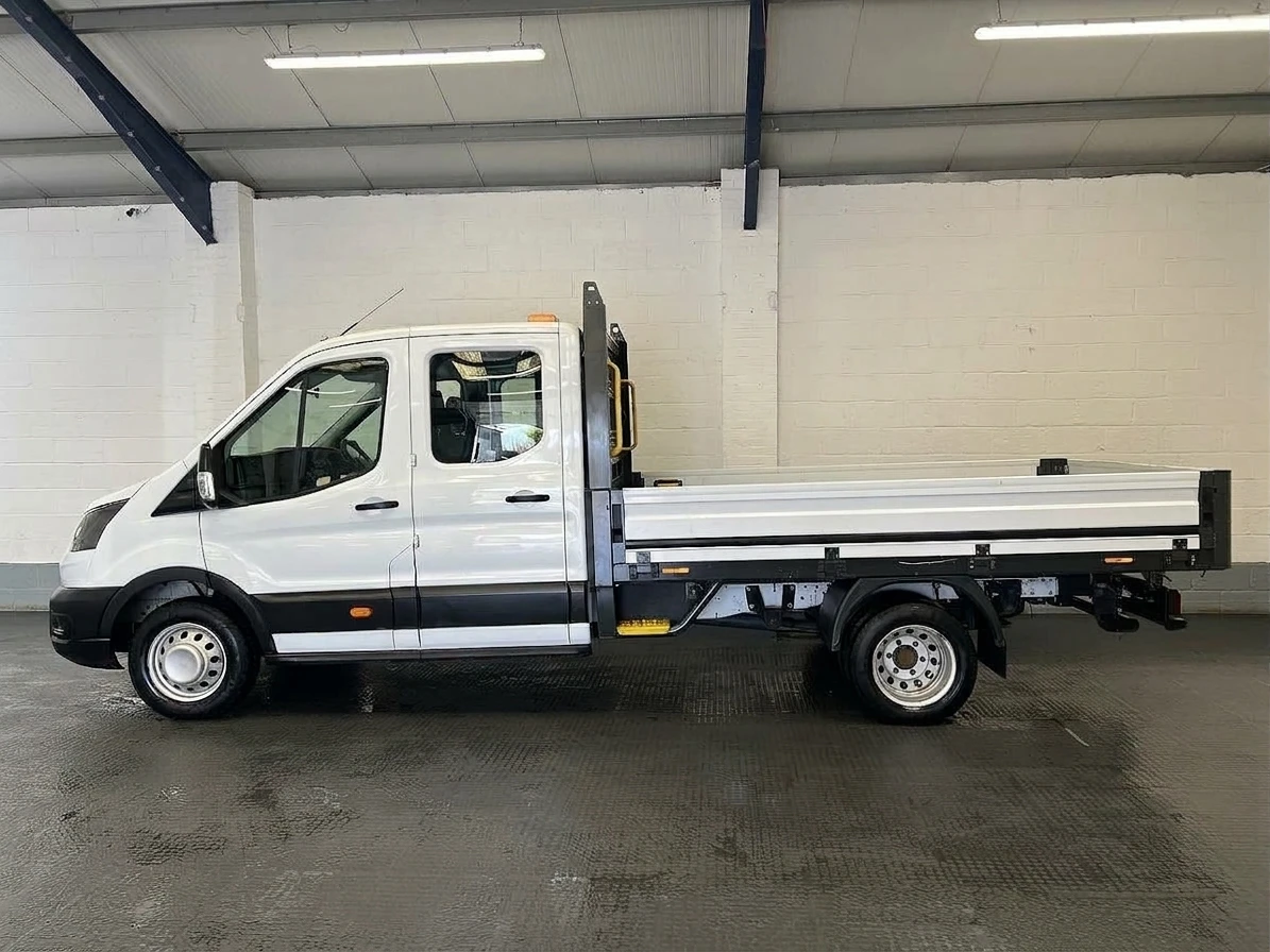 2022 Ford Transit Double Cab Dropside Van — side view