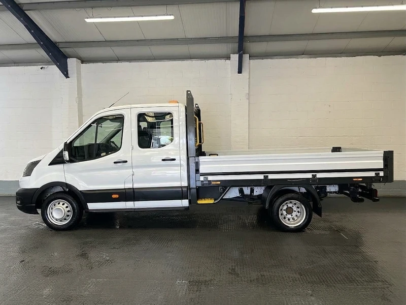2022 Ford Transit Double Cab Dropside Van — side view