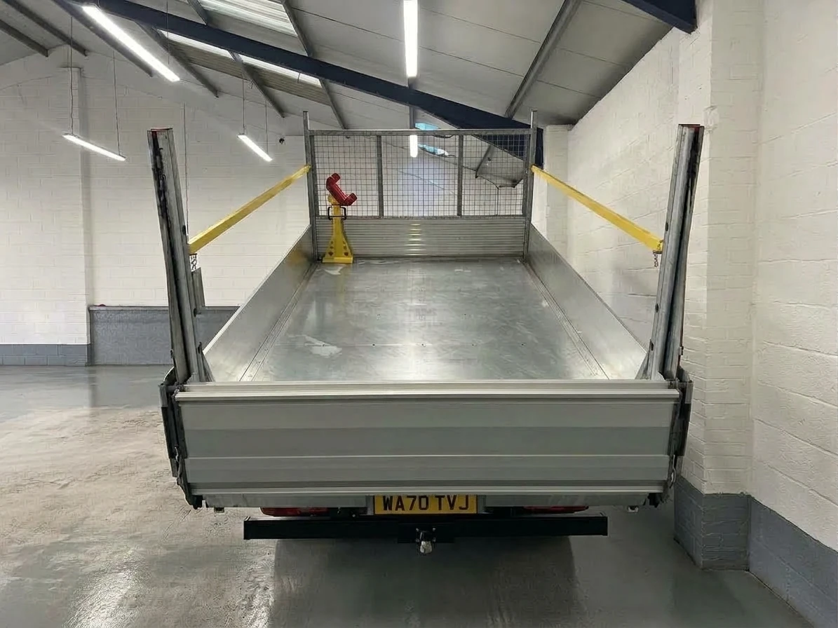 2023 Fuso Canter Tipper Van — rear view
