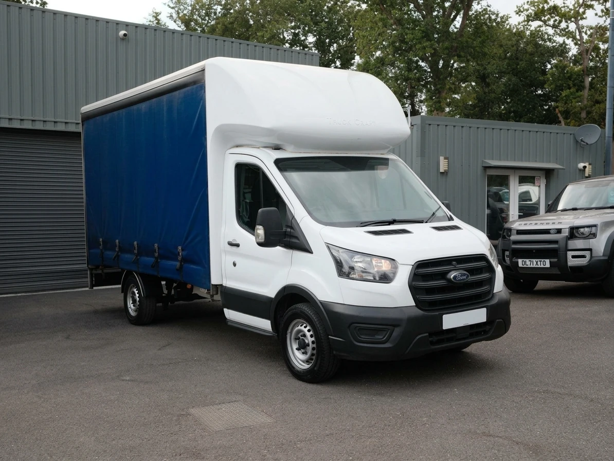 2022 Ford Transit CurtainSider Van — front three-quarter view