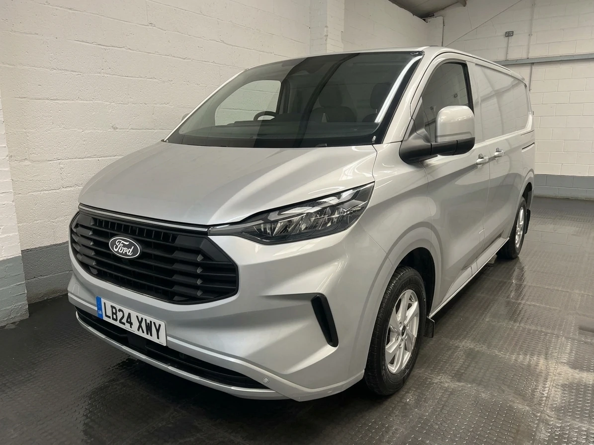 2024 Ford Transit Custom Panel Van — front three-quarter view