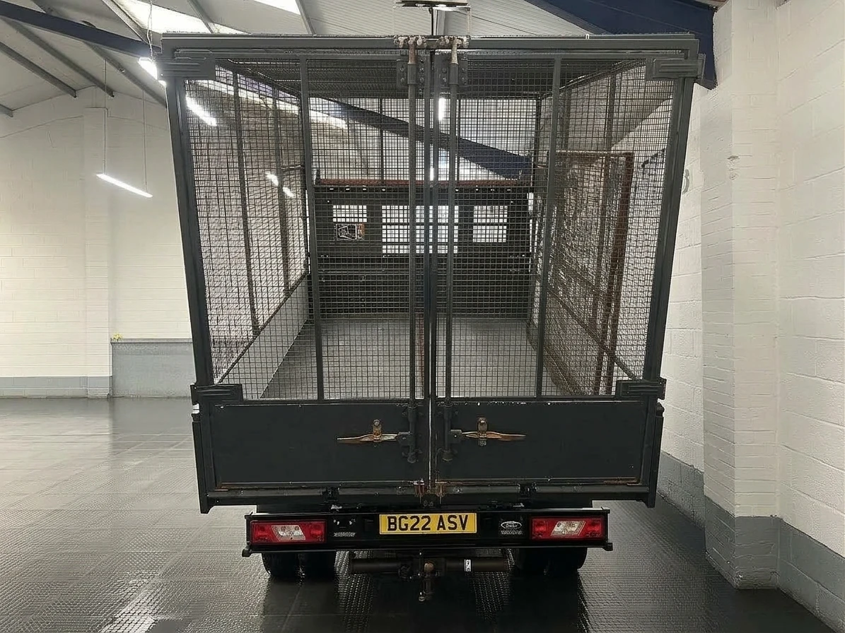 2022 Ford Transit Tipper Van — rear view