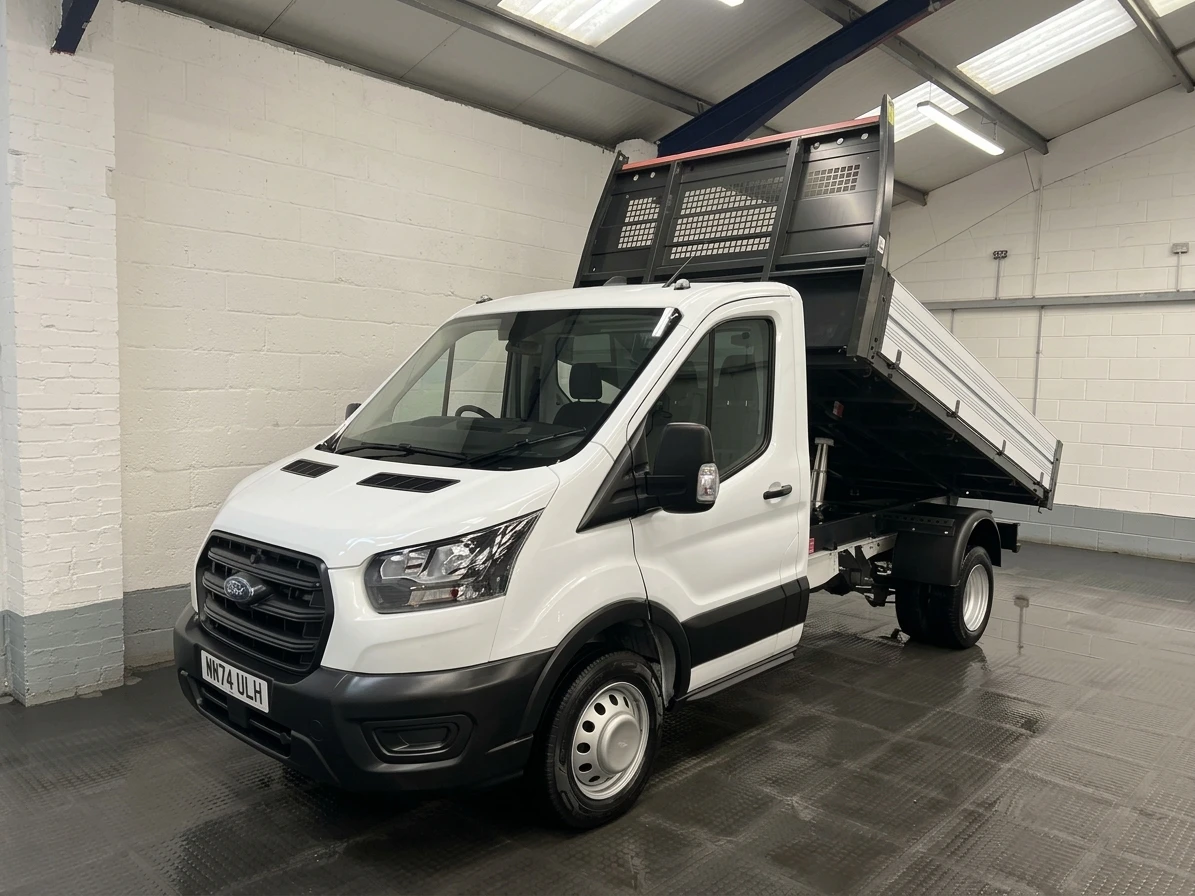 2024 Ford Transit Tipper Van — front three-quarter view