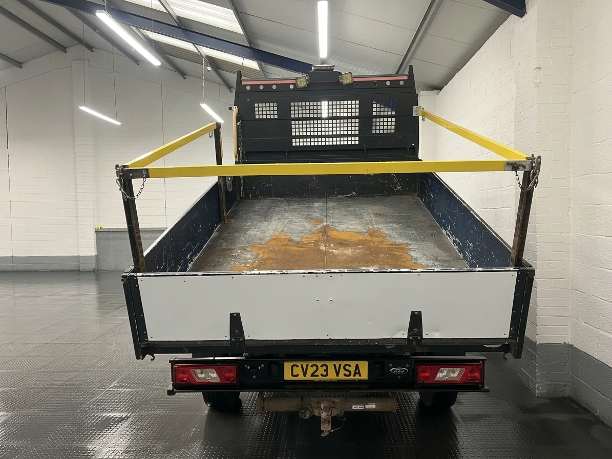 2023 Ford Transit Tipper Van — rear view