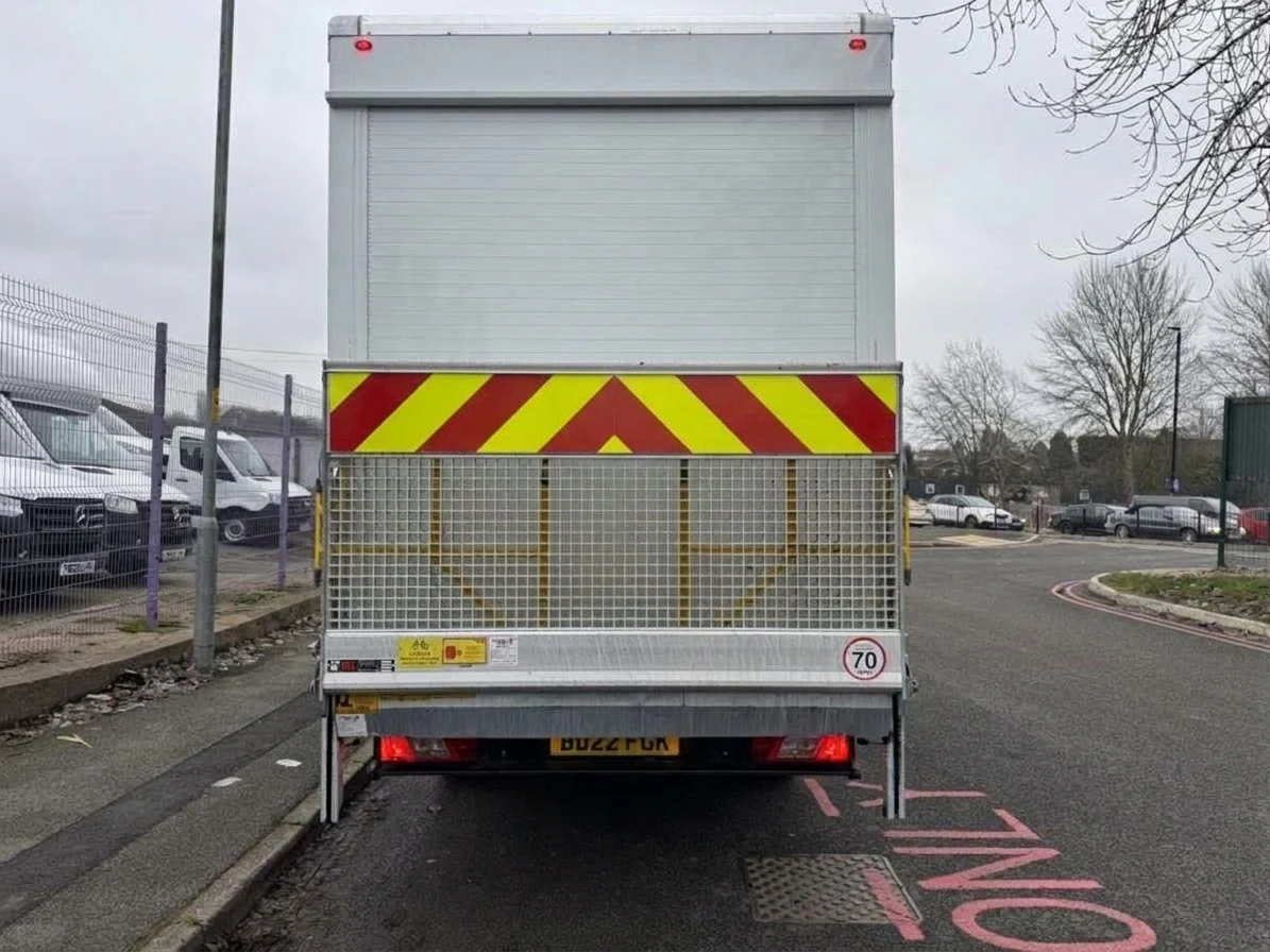 2022 Ford Transit CurtainSider Van — rear view