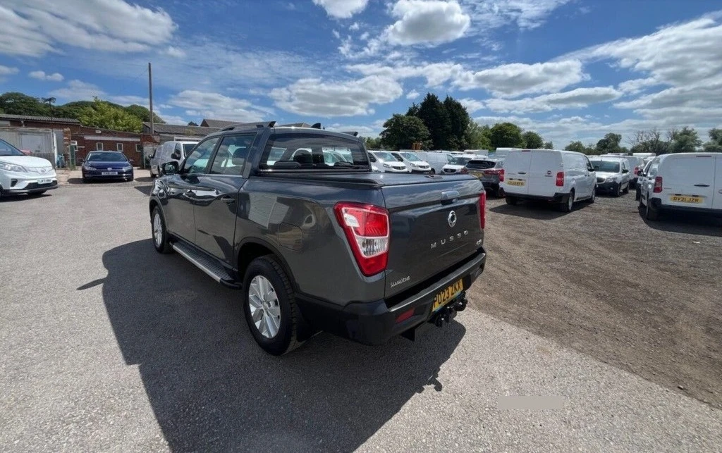 2023 SsangYong Musso Double Cab PickUp Van — rear three-quarter view