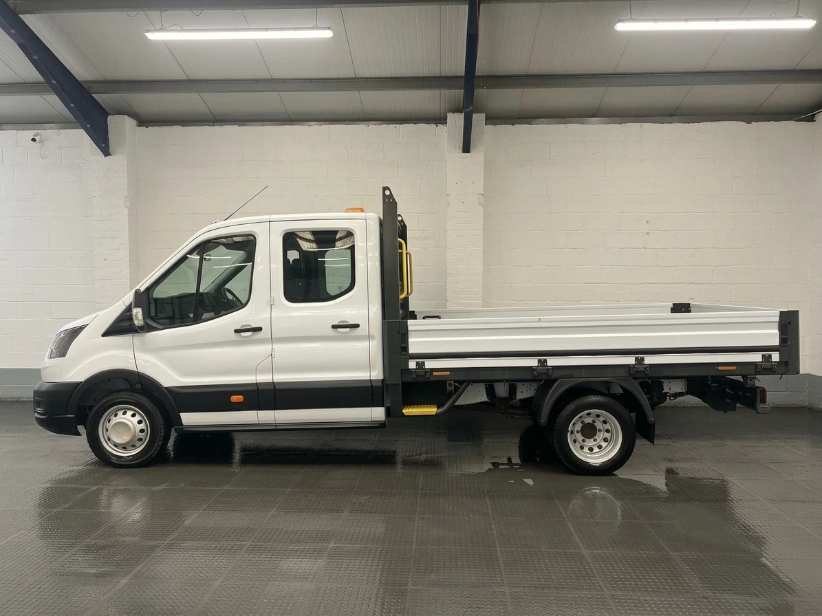 2022 Ford Transit Double Cab Dropside Van — side view