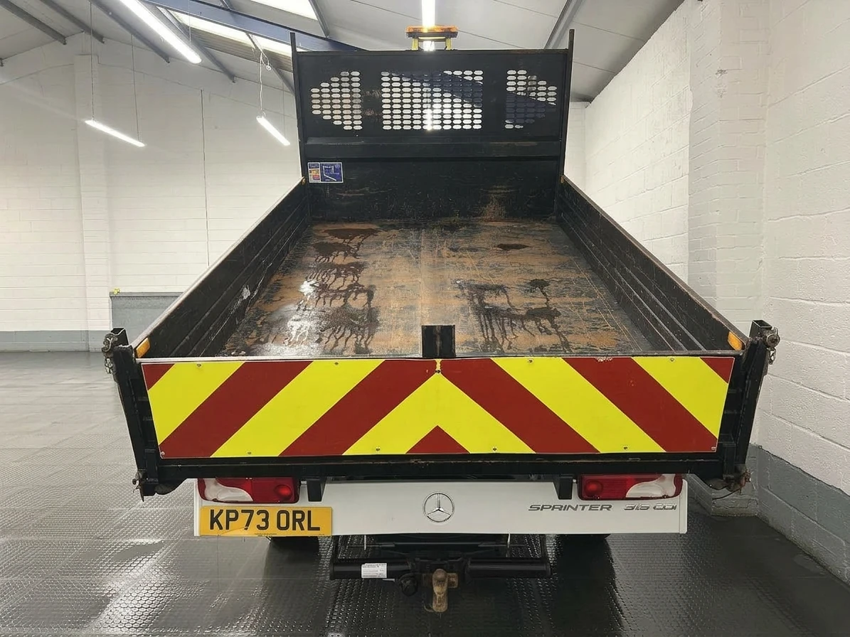 2023 Mercedes-Benz Sprinter Double Cab Tipper Van — rear view