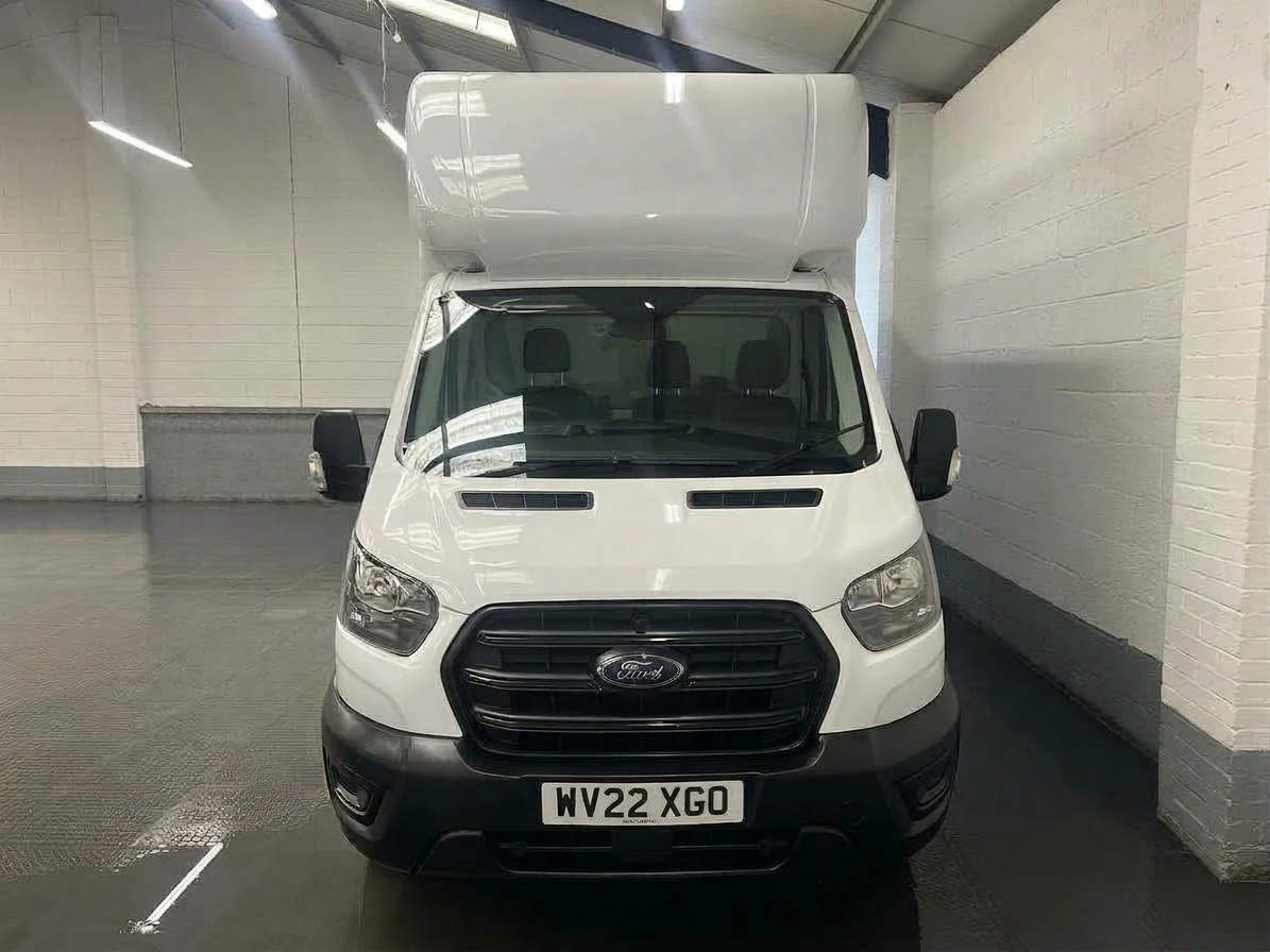 2022 Ford Transit Luton Box Van — front view