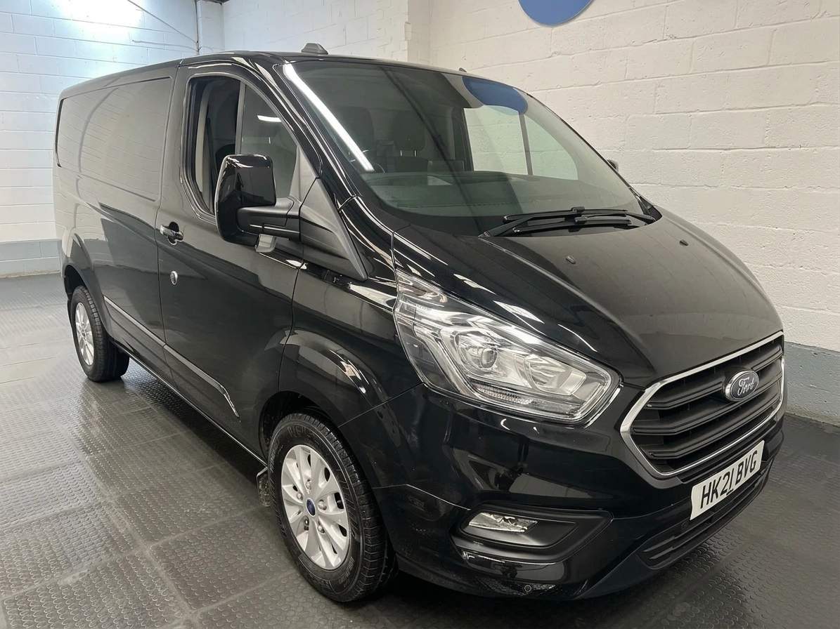 2021 Ford Transit Custom Panel Van — front three-quarter view