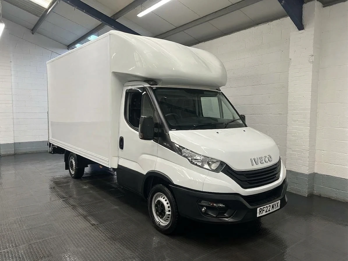 2022 Iveco Daily Luton Box Van — front three-quarter view