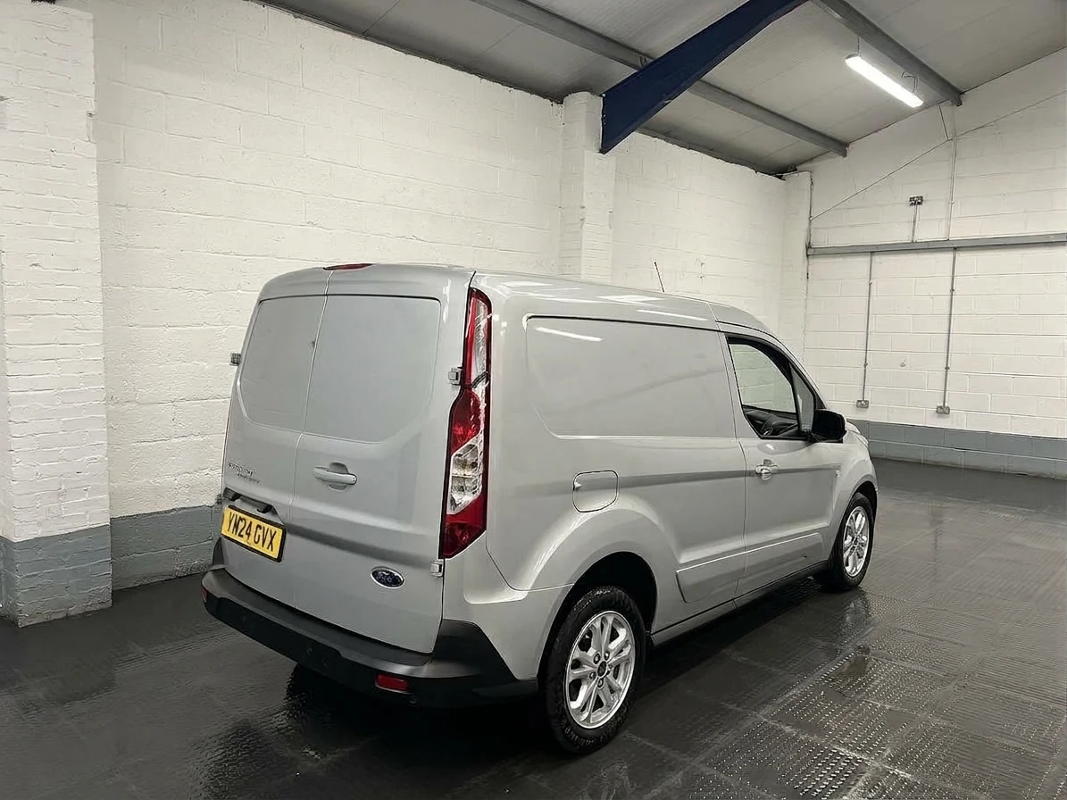 2024 Ford Transit Connect Panel Van — rear three-quarter view