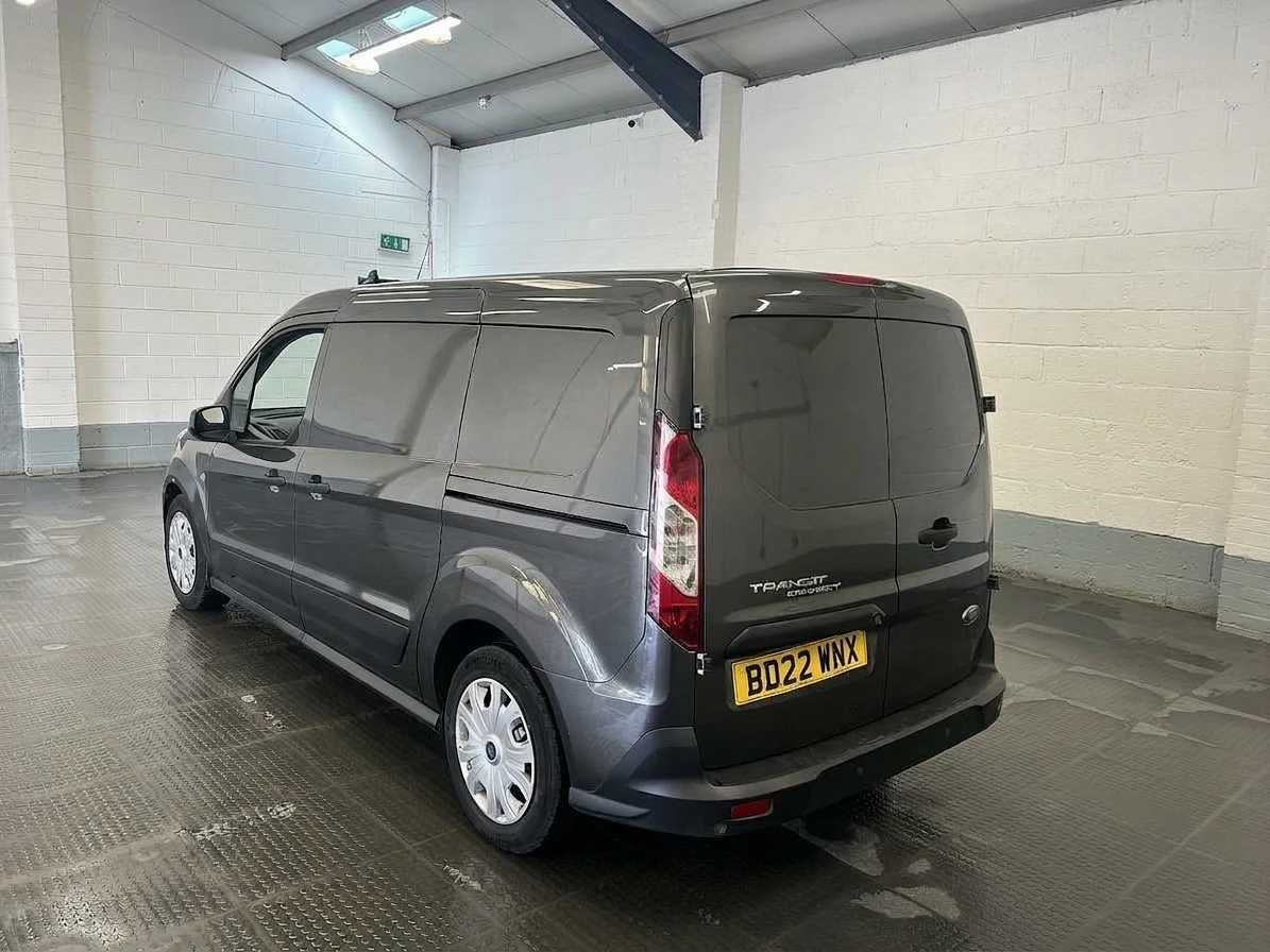 2022 Ford Transit Connect Panel Van — rear three-quarter view