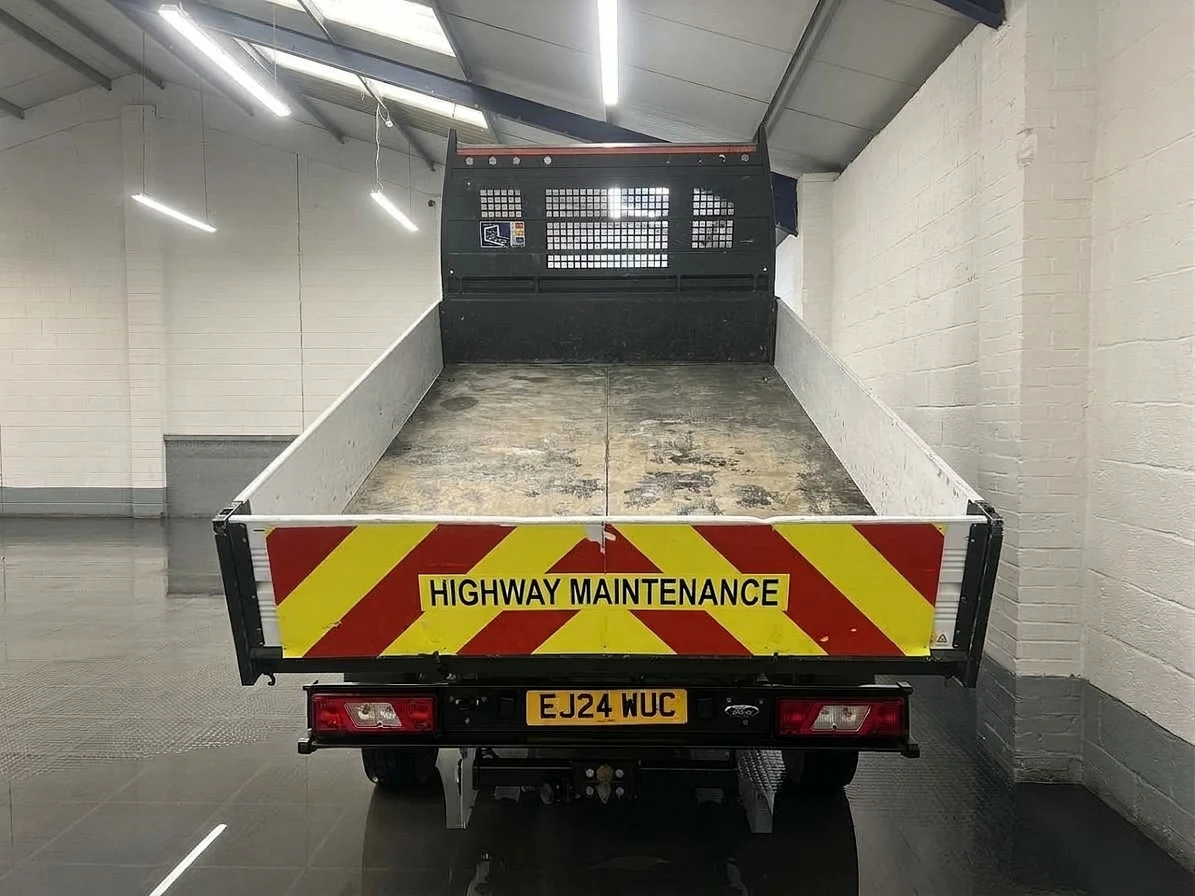 2024 Ford Transit Tipper Van — rear view