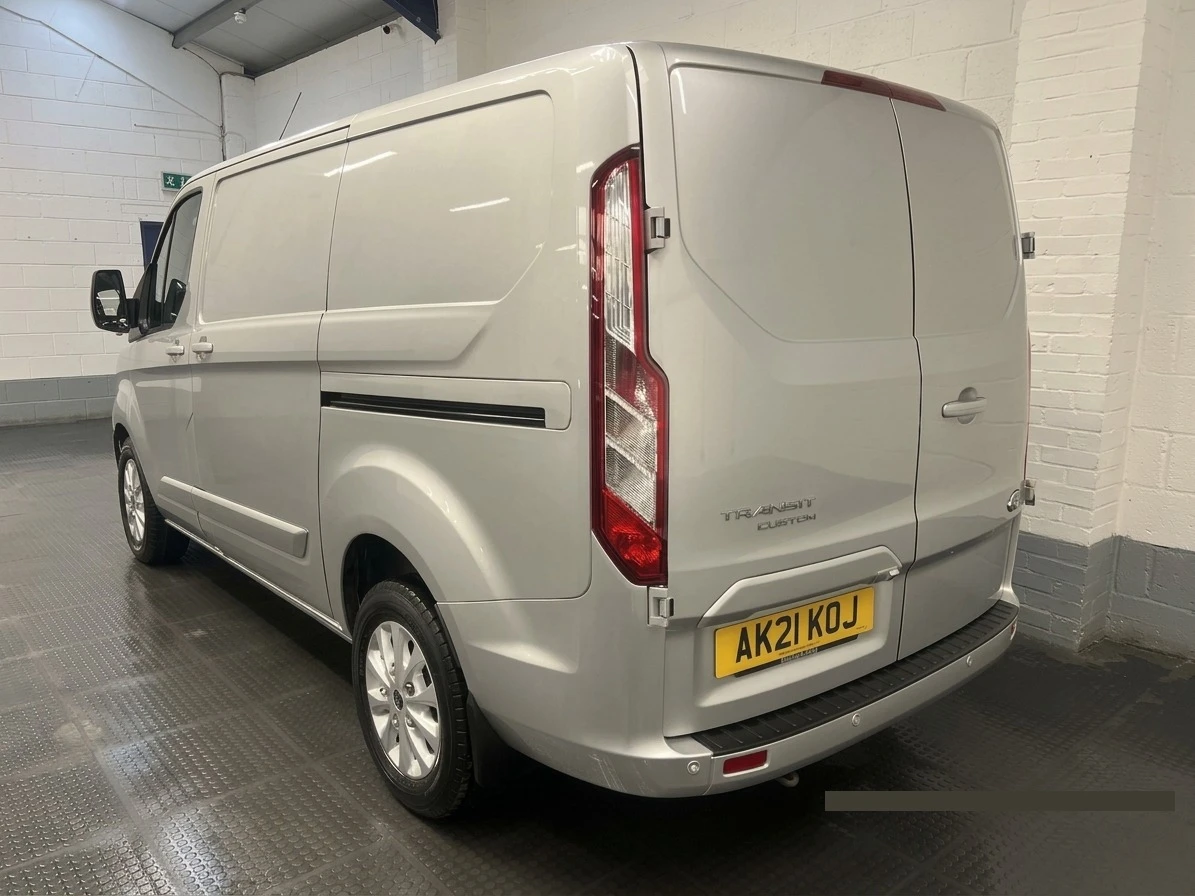 2021 Ford Transit Custom Panel Van — rear three-quarter view