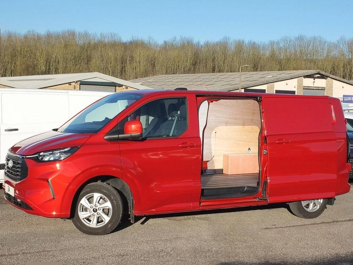 2024 Ford Transit Custom Panel Van — front three-quarter view