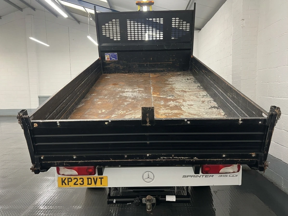 2023 Mercedes-Benz Sprinter Double Cab Tipper Van — rear view