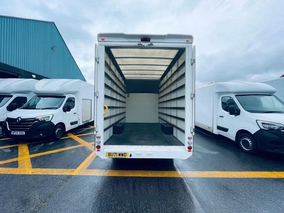 2021 Renault Master Luton Low Loader Van — rear view