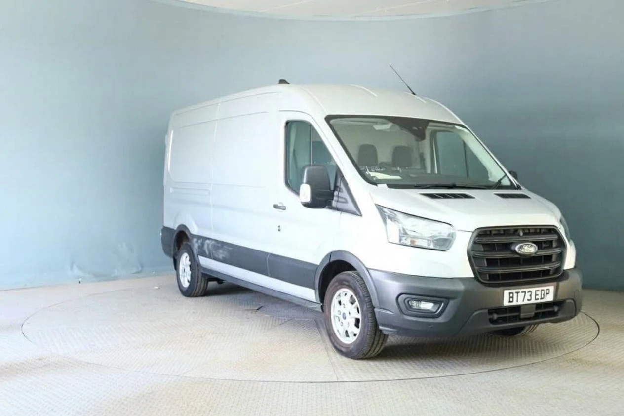 2023 Ford Transit High Roof Panel Van — front three-quarter view