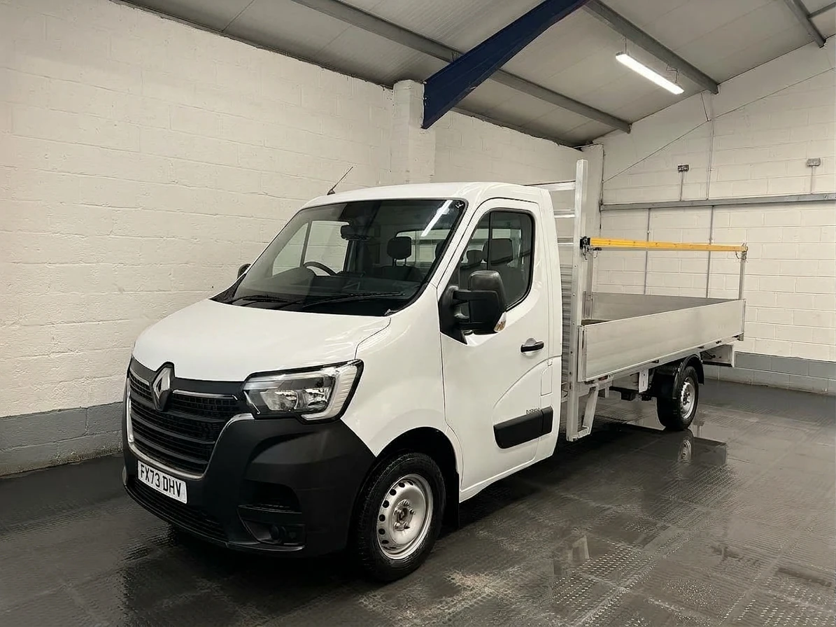 2023 Renault Master Dropside Van — front three-quarter view